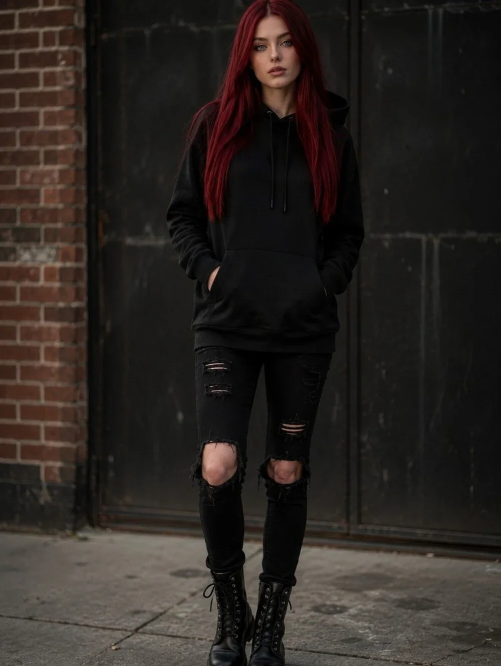 Alo Black Waffle Knit Pullover Hoodie Medium? Minimalist Athleisure CC